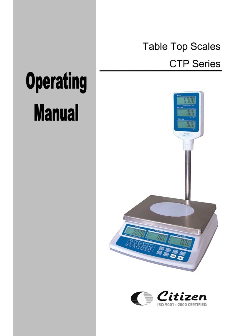 Citizen CTP Series Operating	 instruction