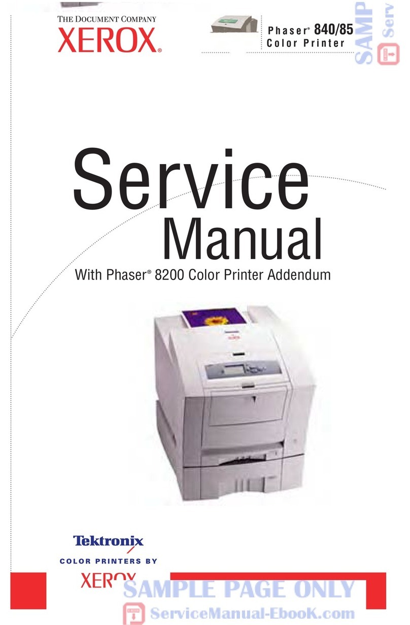 Xerox Phaser 840 User manual