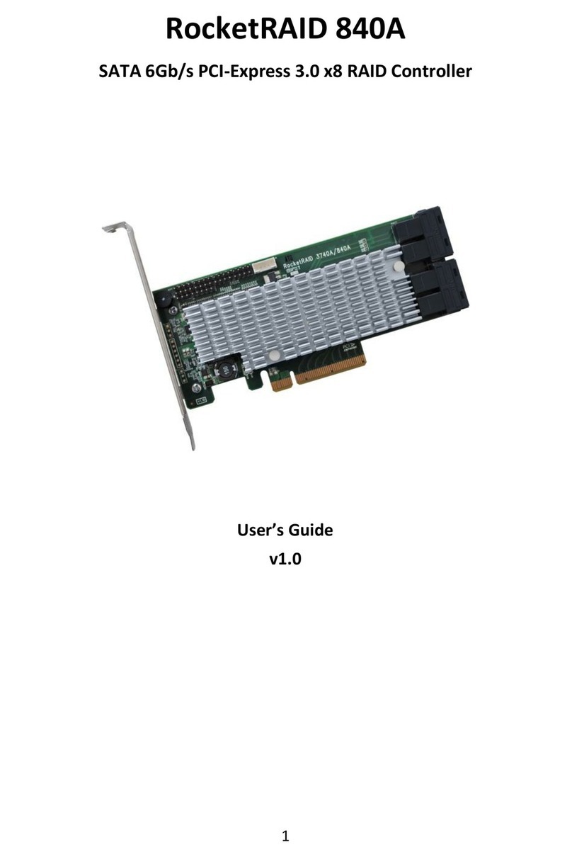 high pointe RocketRAID 840A user guide