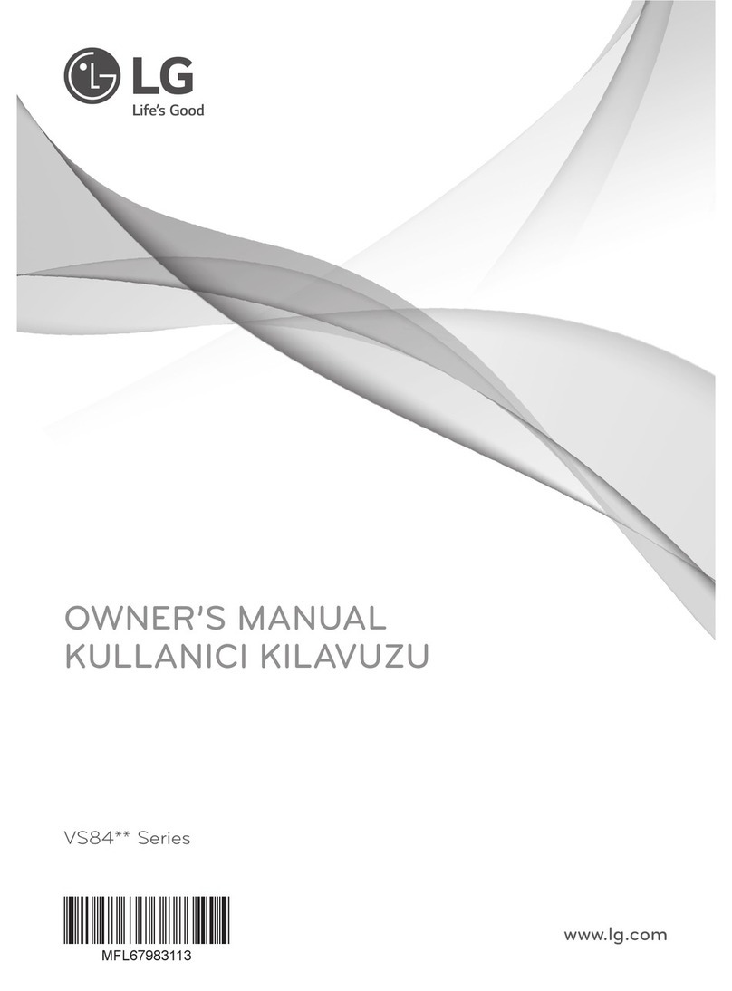 LG VS84 Series User manual
