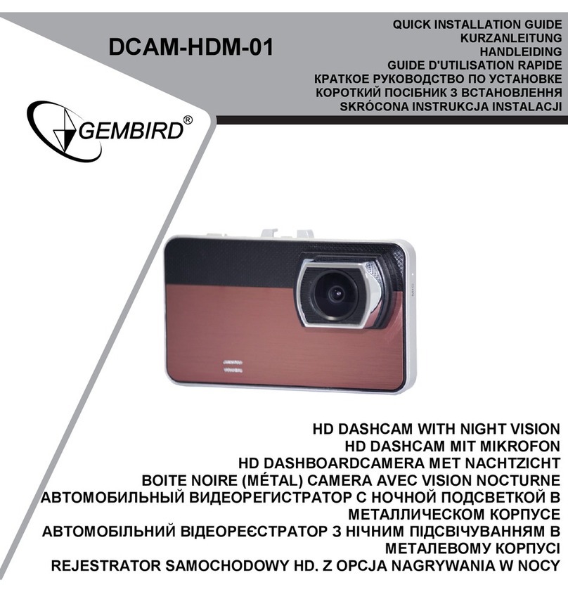 Gembird DCAM-HDM-01 Mounting instructions