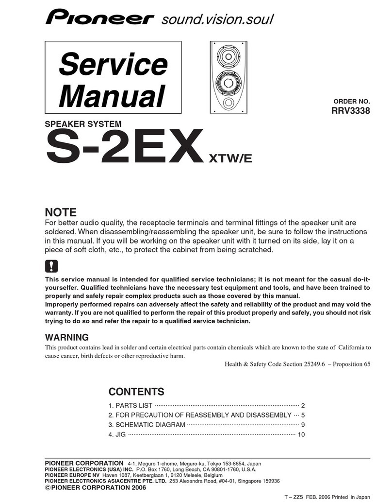 Pioneer ]S-2EX User manual