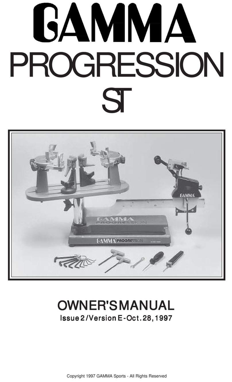 Gamma+ PROGRESSION ST User manual