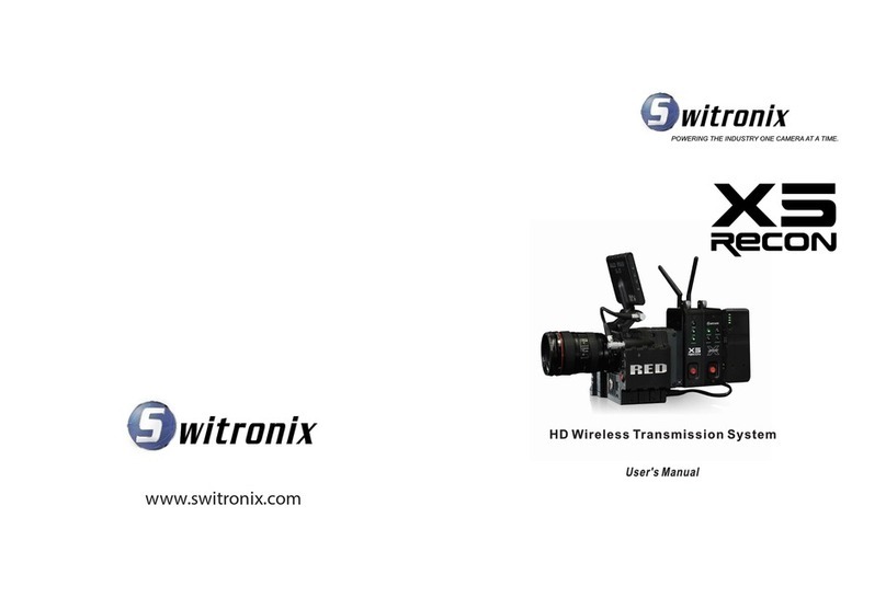 Switronix X5 recon User manaul