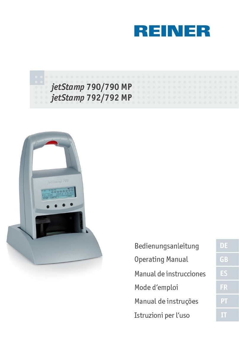 Reiner jetStamp 790 User manual