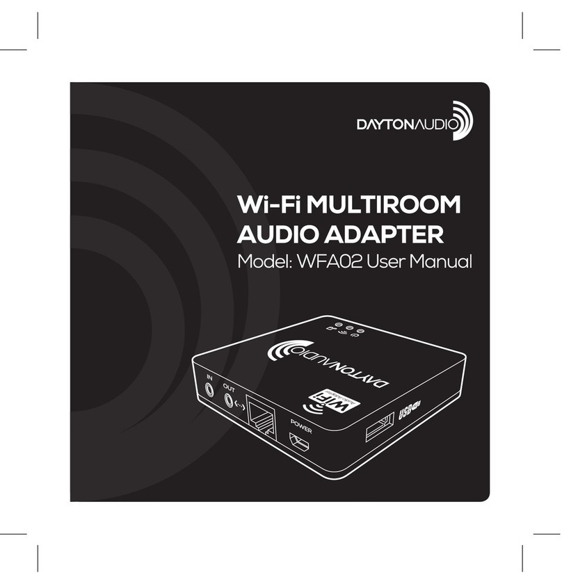 DaytonAudio WFA02 user manual