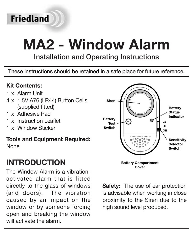 FRIEDLAND MA2 User manual