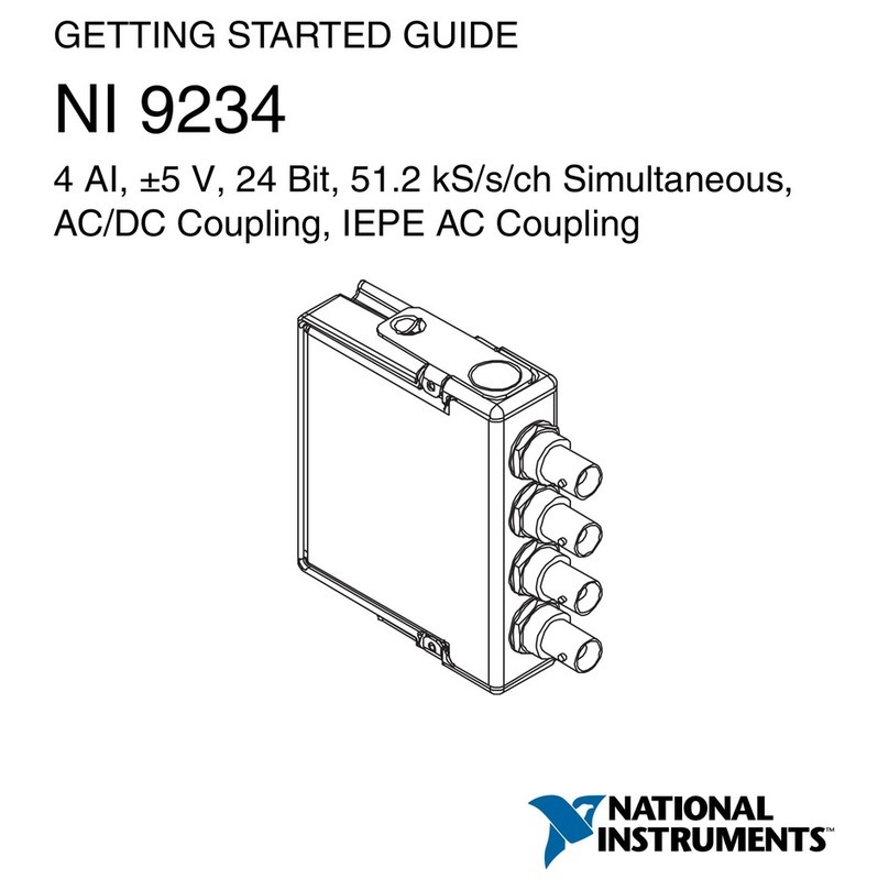 National Instruments NI 9234 Getting started guide