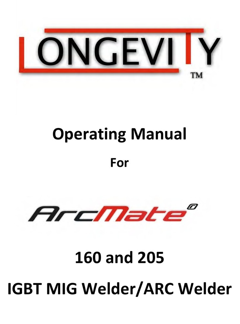 Longevity WeldAll 160 User manual Longevity WeldAll 160 User manual