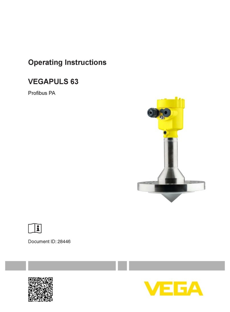 Vega VEGAPULS 63 operating instructions