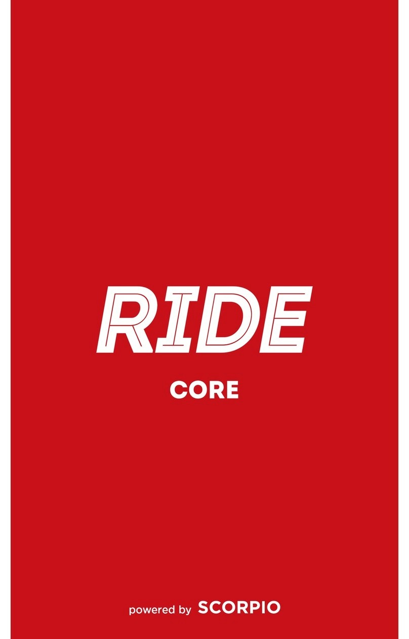 Scorpio RIDE CORE User manual