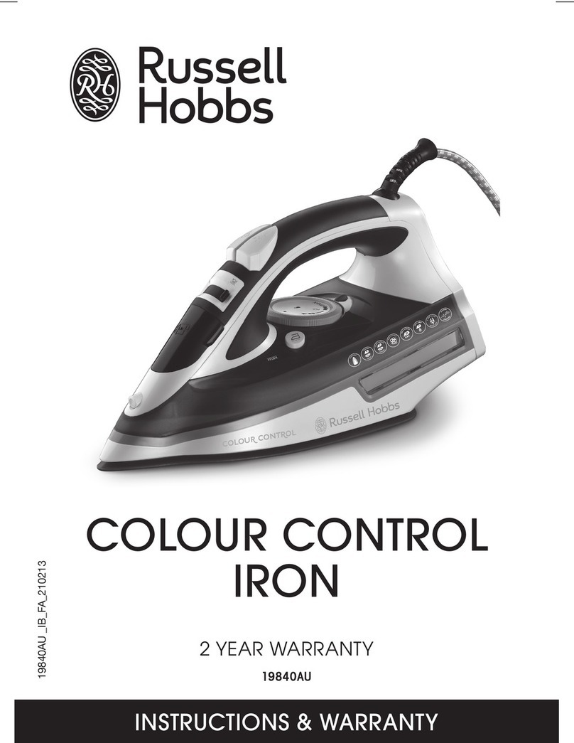 Russell Hobbs 19840AU Instructions & warranty