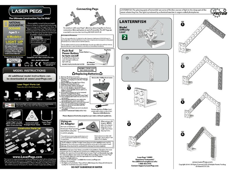 LaserPegs NG100 User manual LaserPegs NG100 User manual