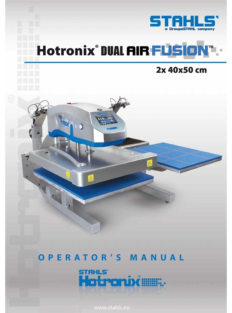 Stahl Hotronix DUAL Air Fusion Operator's manual