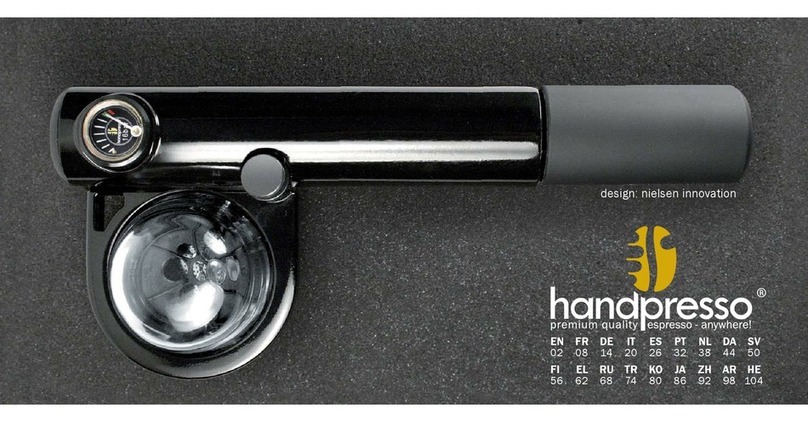 Handpresso DOMEPOD User manual Handpresso DOMEPOD User manual