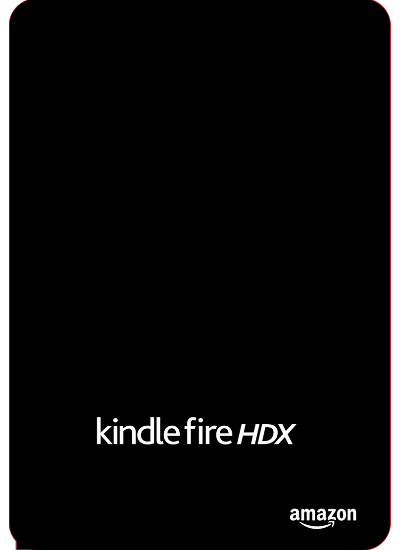 Amazon Kindle Fire HDX quick start guide
