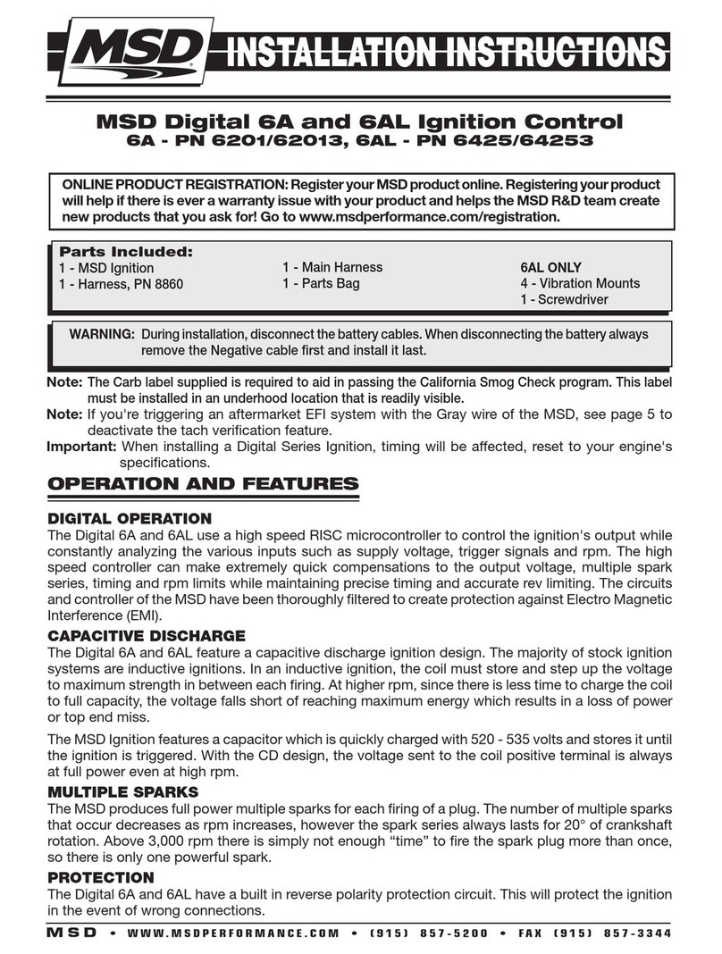 MSD 6A 6201 installation instructions