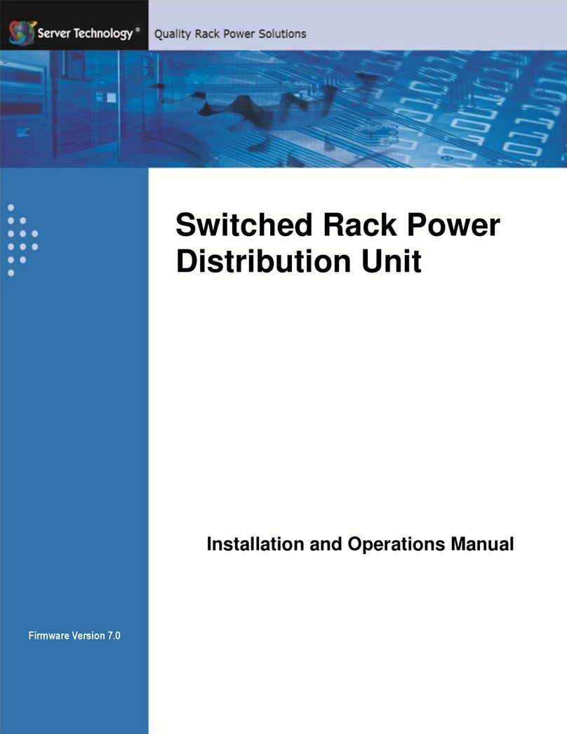 Server Technology Switched Rack PDU User manual Server Technology Switched Rack PDU User manual
