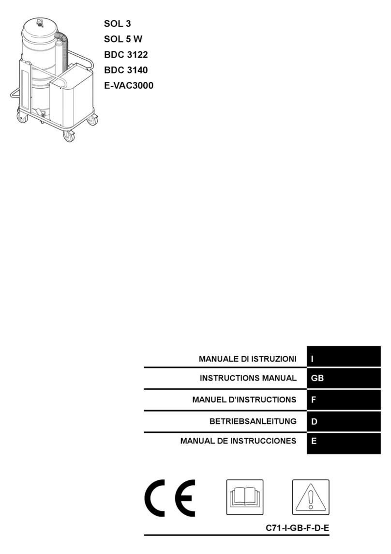 Nilfisk-Advance SOL 3 User manual