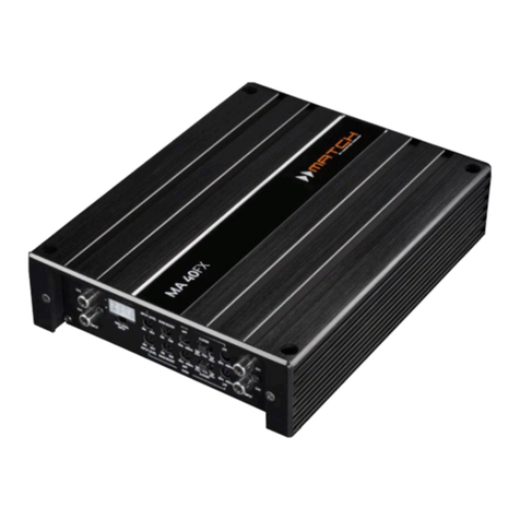 Audiotec Fischer MA 40FX User manual