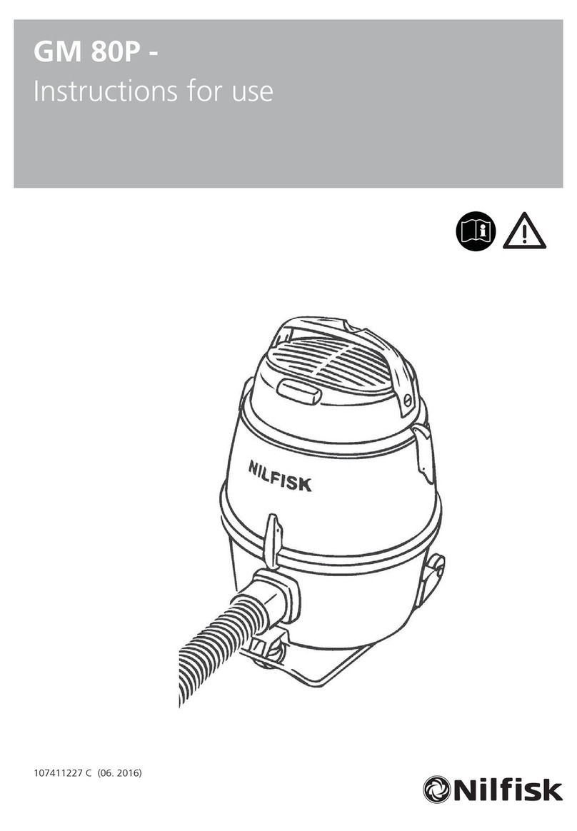 Nilfisk-Advance GM 80P User manual