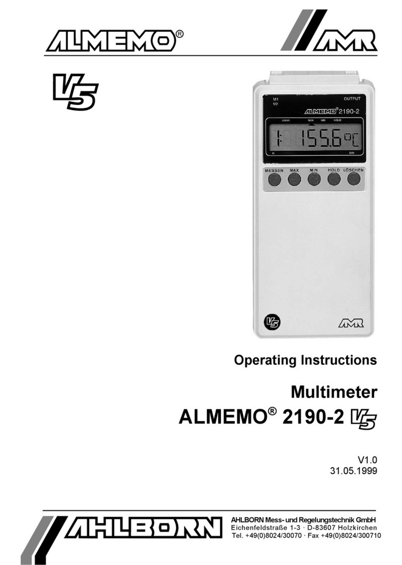 Almemo 2190-2 operating instructions