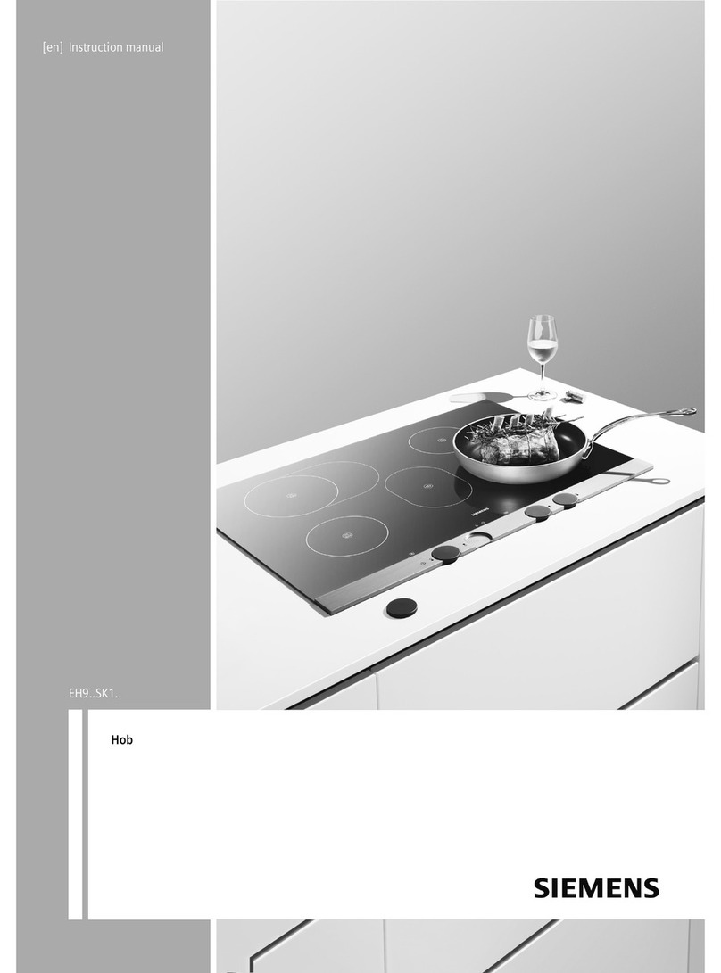 Siemens EH9..SK1 SERIES User manual