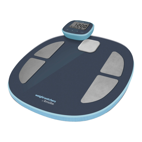 Terraillon WIEGHT WATCHERS EASY VIEW User manual