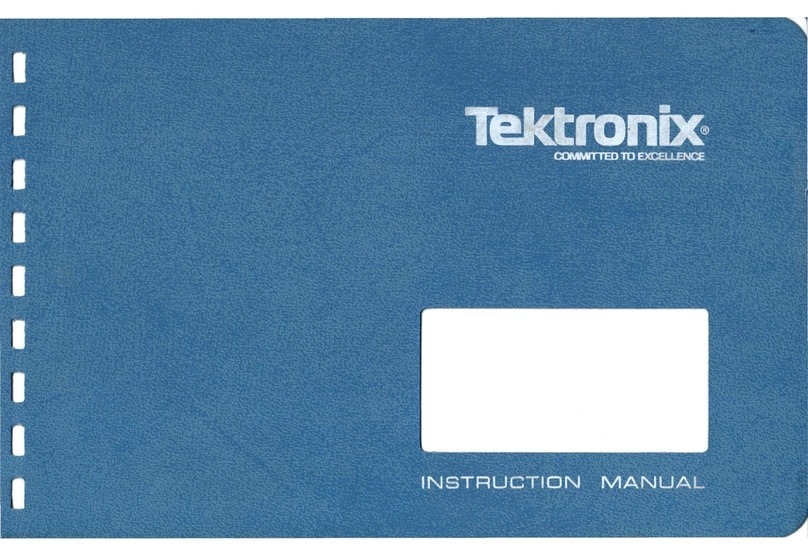 Tektronix 442 User manual