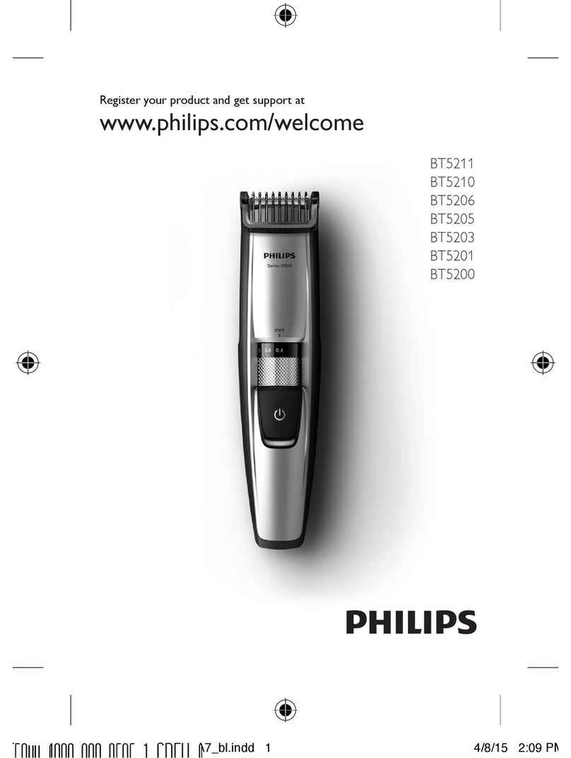 Philips NORELCO BT5210 User manual Philips NORELCO BT5210 User manual