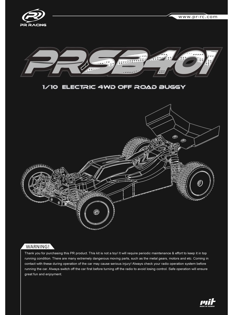 PR RACING SB401 User manual