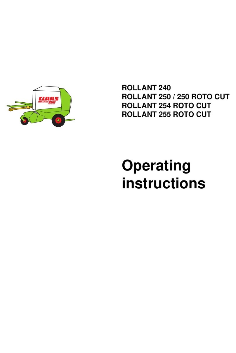 Claas ROLLANT 240 operating instructions