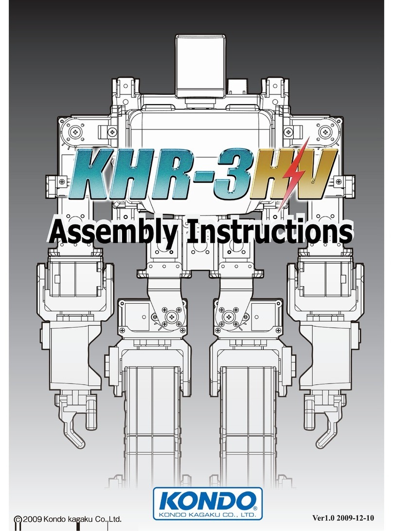 Kondo KHR-3HV Assembly instructions