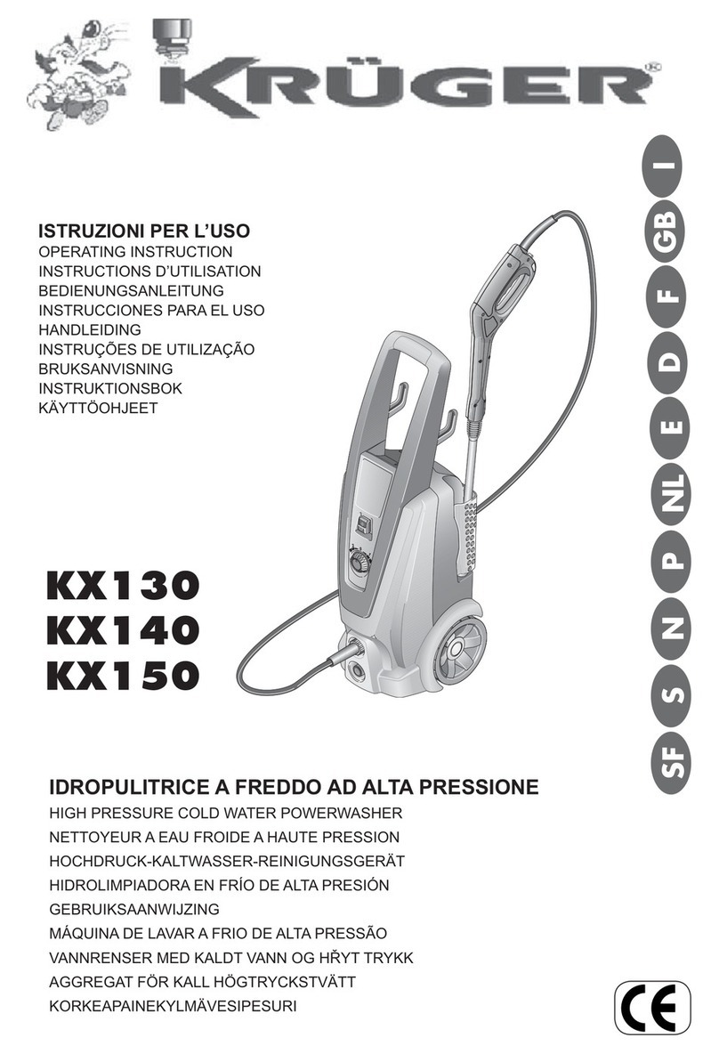Kruger KX130 operating instructions