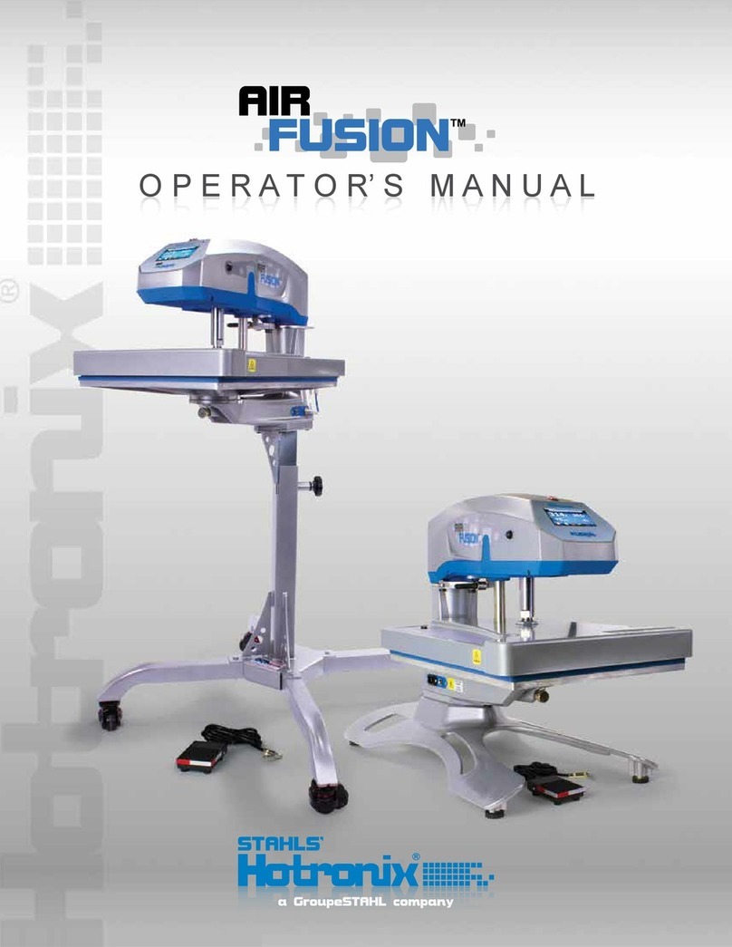 Stahl Hotronix DUAL Air Fusion User manual