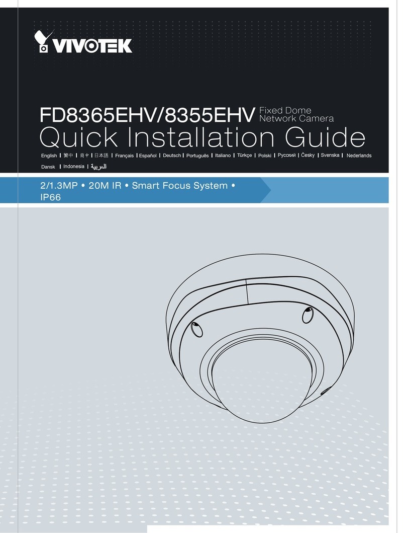 Vivotek FD8365EHV Quick installation guide