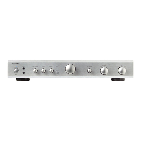 Rotel A10 User manual