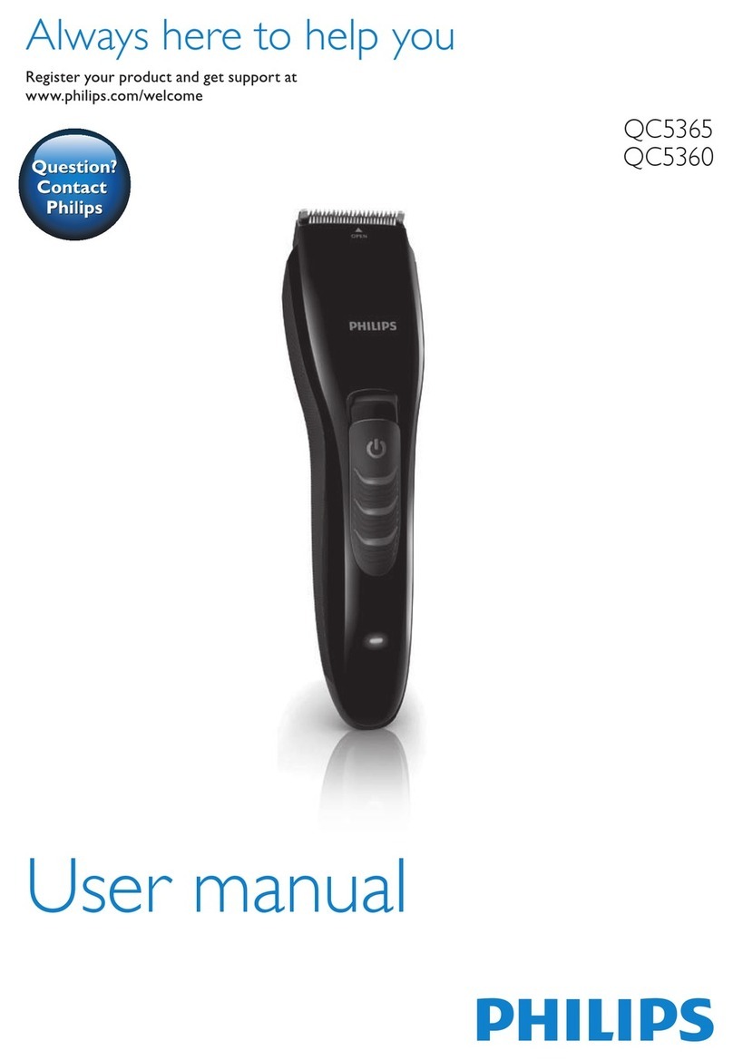 Philips qc5365 User manual