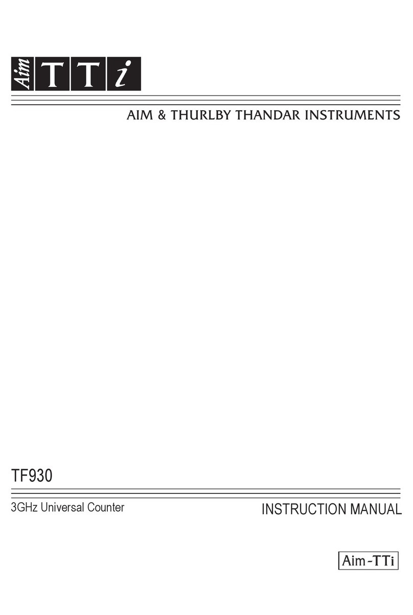 AimTTi tf930 instruction manual