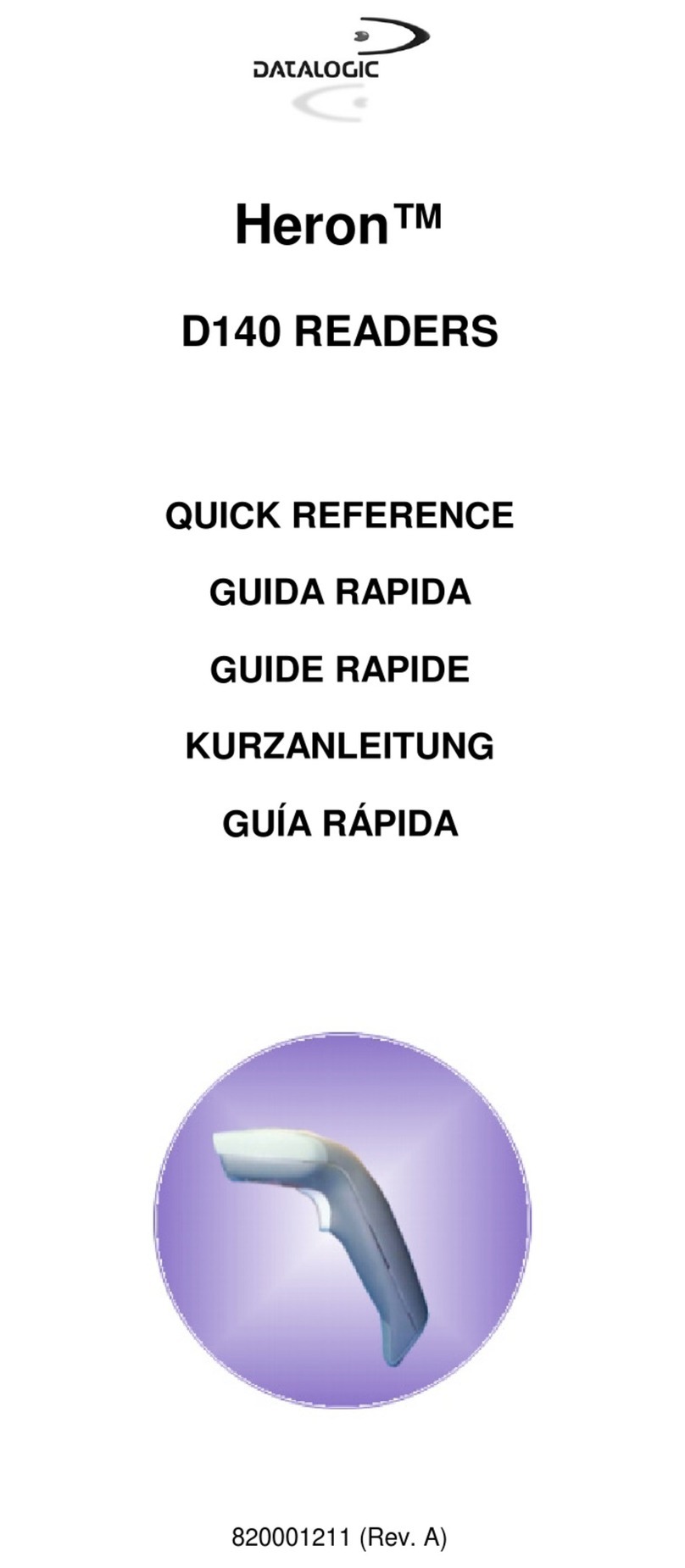 Datalogic Heron D140 quick reference