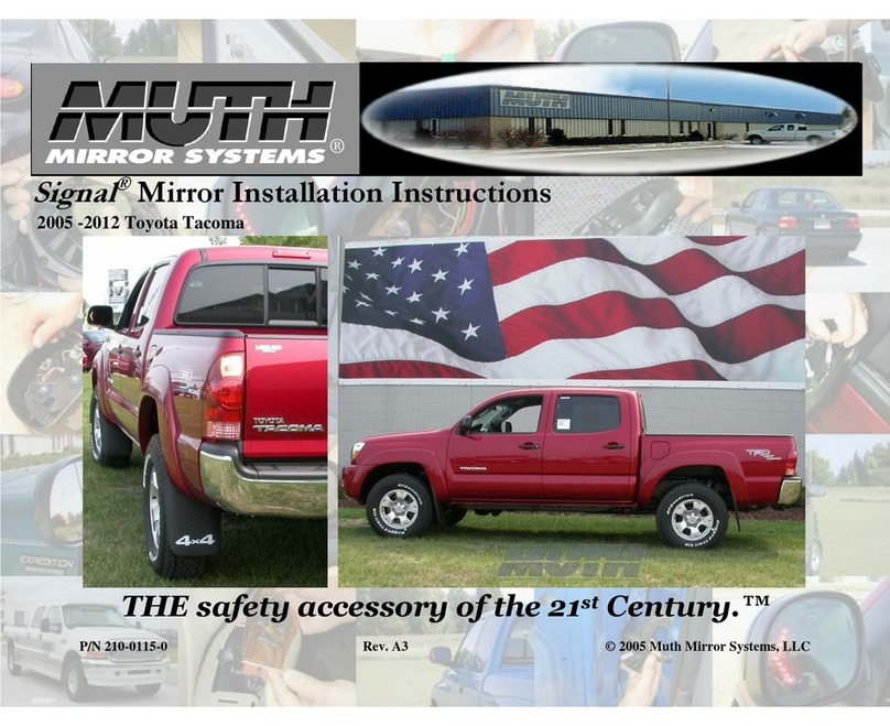 muth Signal Mirror 2005 -2012 Toyota Tacoma User manual