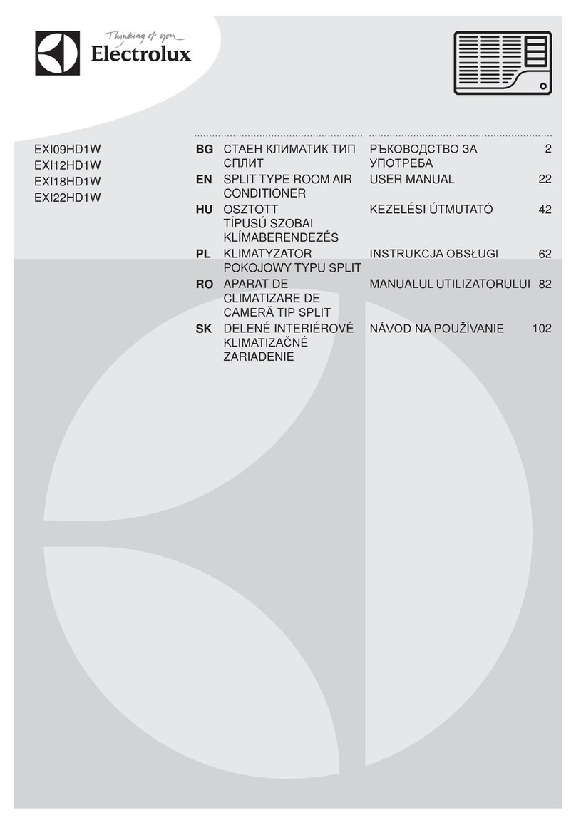 Electrolux EXI09HD1W User manual Electrolux EXI09HD1W User manual