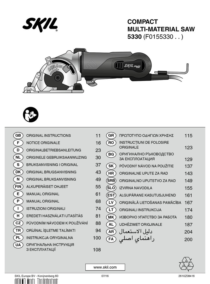 Skil 5330 User manual