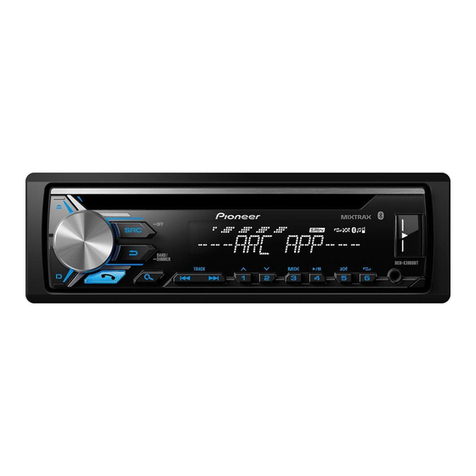 Pioneer DEH-X3900BT owner's manual
