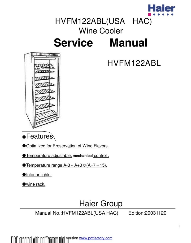 Haier HVFM122ABL User manual Haier HVFM122ABL User manual