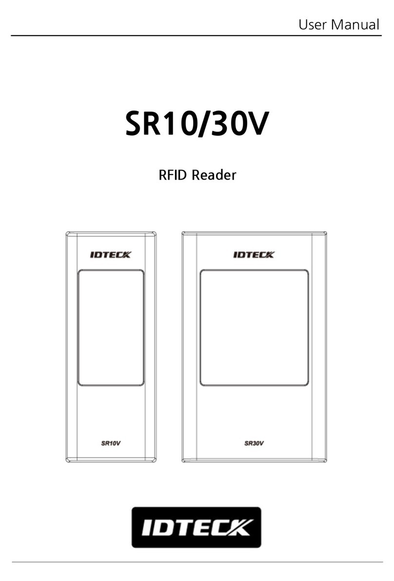 IDTECK SR10/30V User manual