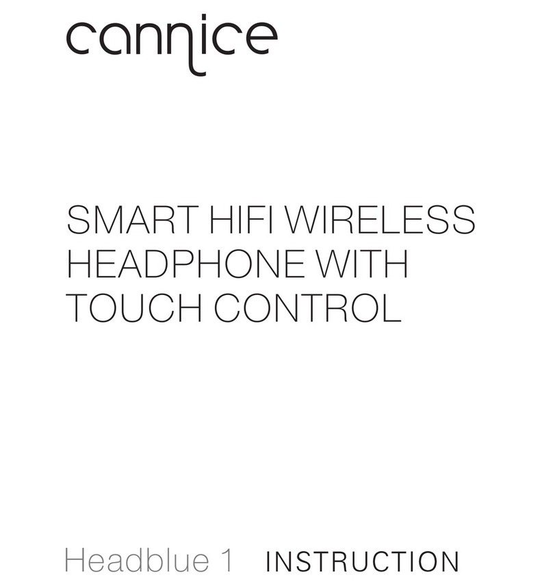 CANNICE Headblue 1 User manual