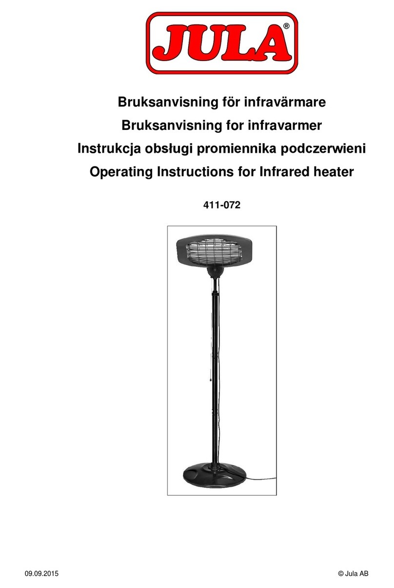 Jula 411-072 operating instructions