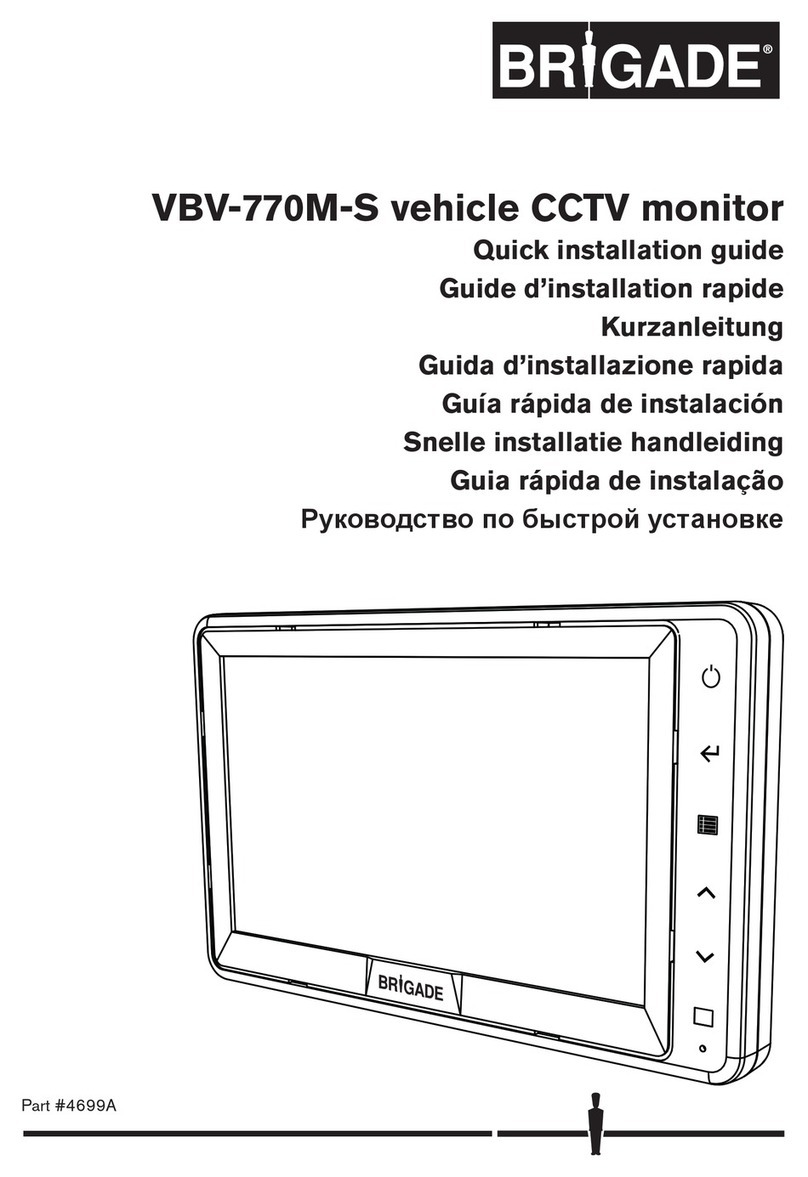 Brigade VBV-770M-S Quick installation guide
