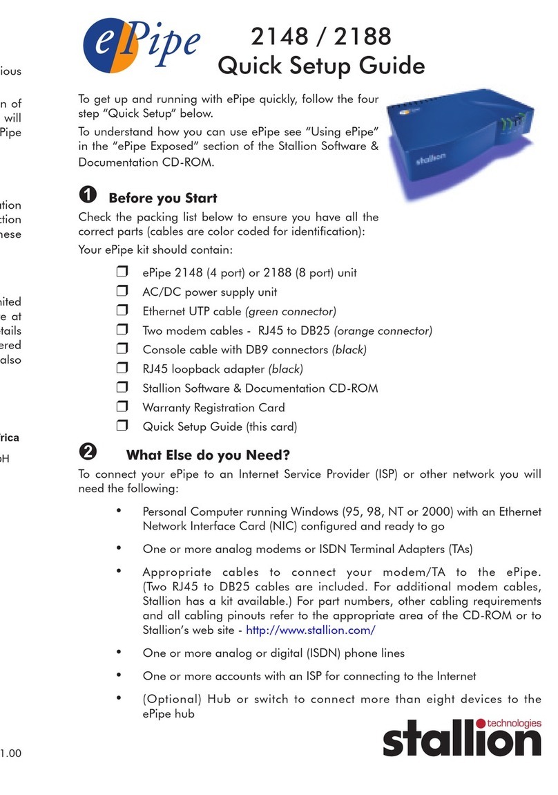 ePipe 2148 Quick setup guide